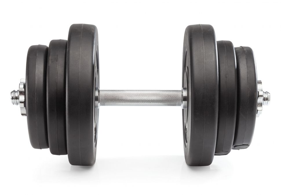 Гриф для гантелей прямой VictoryFit VF-S2540-B2 (25 мм, 400 мм, под гайку)